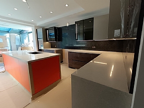 Kişiye Özel Boyalı Lake Mutfak Tasarımı ve Montajı